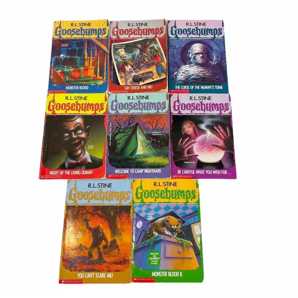 Goosebumps Other - Goosebumps R.L Stine Vintage 90s Lot of 8 Books